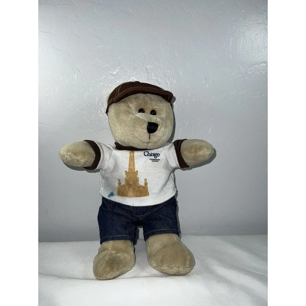 Starbucks Destination‎ Series 2009 Chicago Bearista Bear Teddy Bear Plush.
